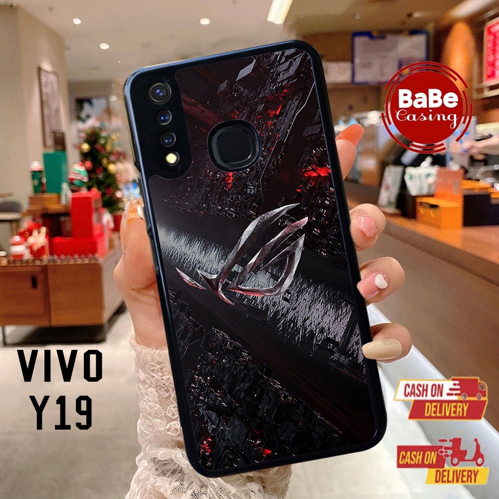 Casing Hp Vivo Y19 Terbaru ROG Keren Case Vivo Y19 Case Hardcase Glosy Terlaris Termurah