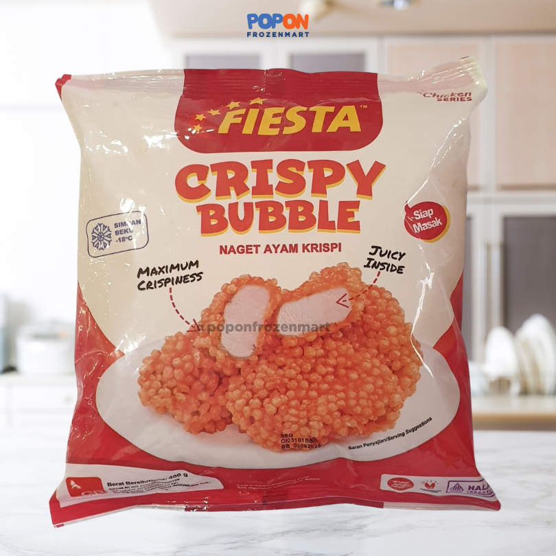 

FIESTA CRISPY BUBBLE NUGGET 400GR