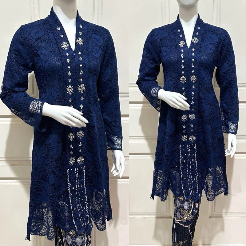 New Pict - Kebaya Floy Tunik Payet Jumbo / Kebaya Tunik Floy Kartini Brukat Payet Premium / Kebaya B