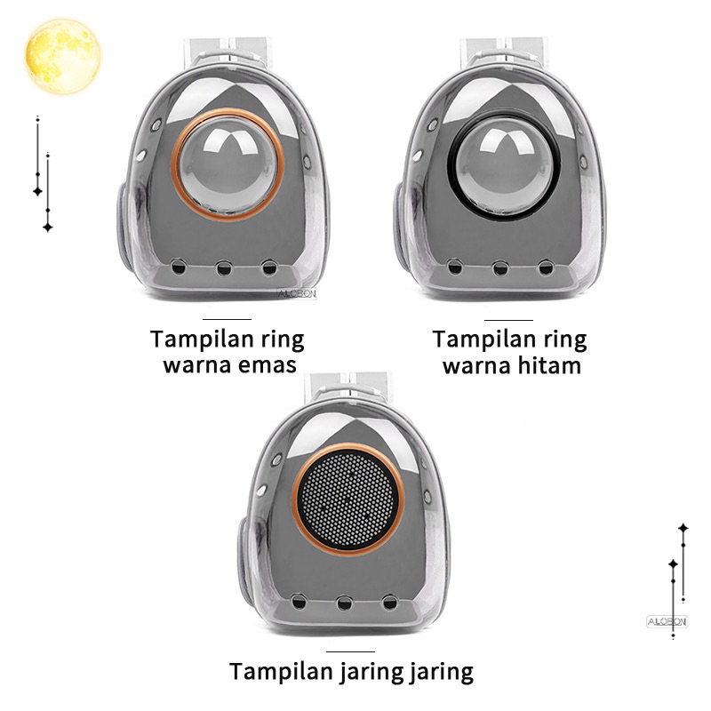 Tas Astronot Kucing Anjing Ukuran besar Pet Cargo Tas Ransel