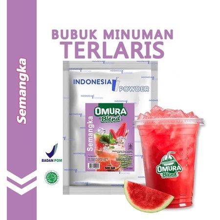 

Rasa Semangka 500 Gram / Bubuk Minuman Berkualitas Merk Omura Blend