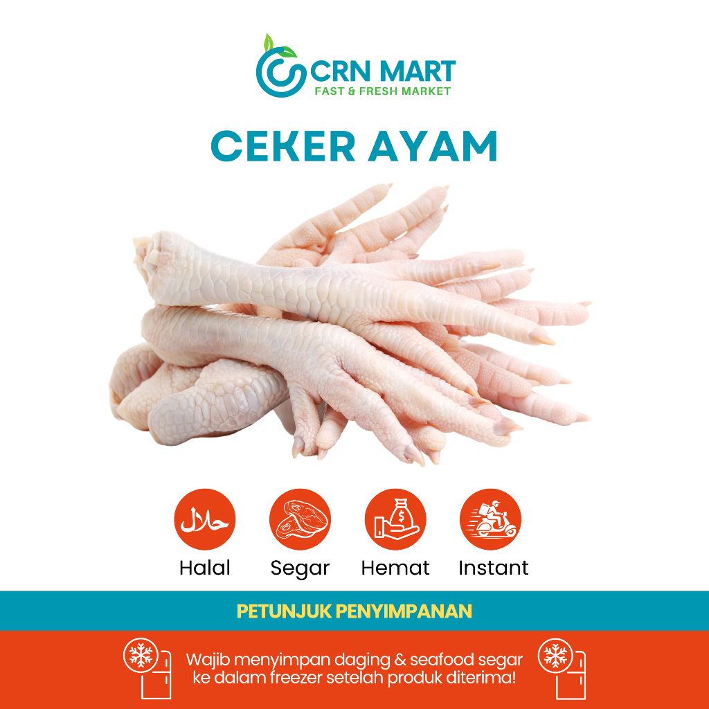 

CRN MART - Ceker Ayam Broiler/Ceker Ayam Potong Segar