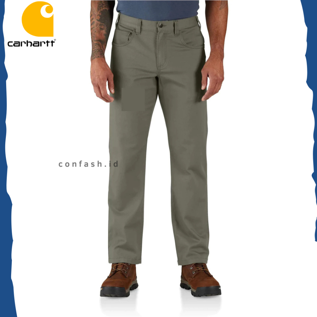 Celana Carhartt Force Relaxed Fit Pants Sand Dune Original Casual Carhat CRHTT