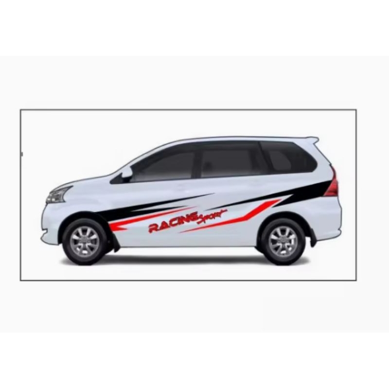 stiker mobil Toyota avanza stiker racing sport cing stiker mobil avanza Sigra calya