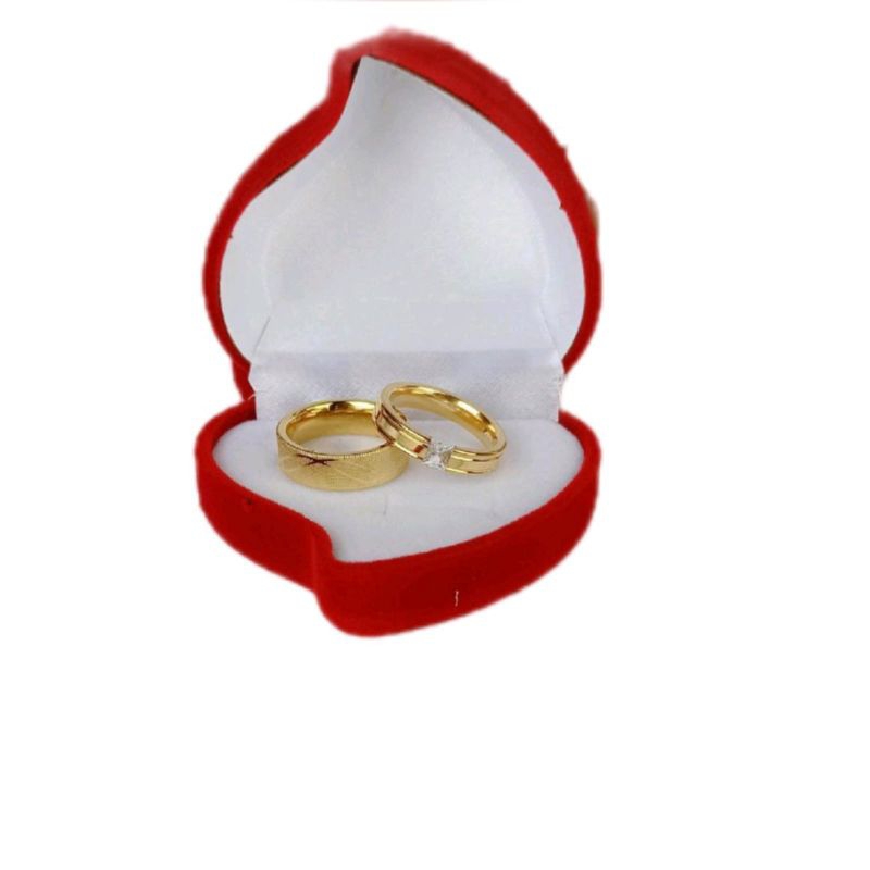 CINCIN COUPLE GARANSI 5THN dpt 2 cincin + box AA40