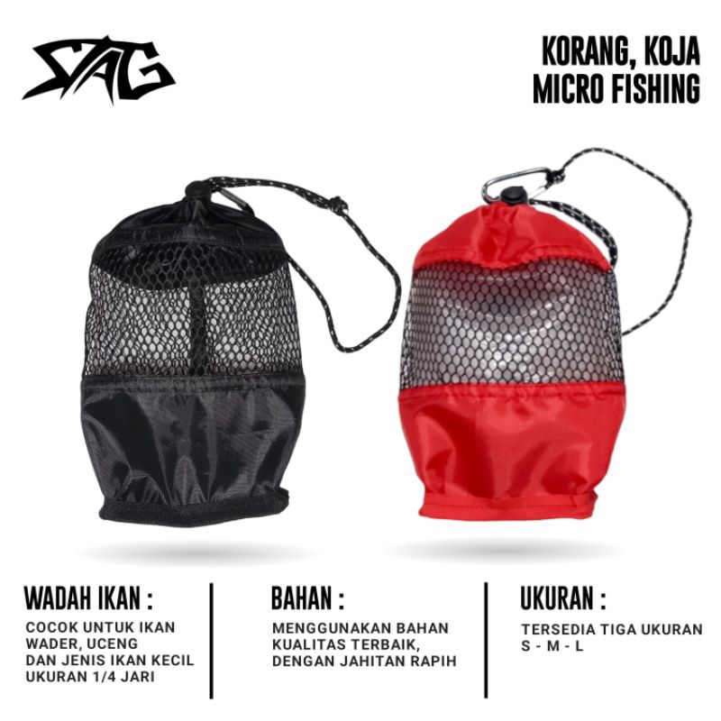 KOJA BULAT - KORANG WADER PREMIUM - KERAMBA IKAN WADER - KEMPIS WADER - WADAH IKAN KECIL