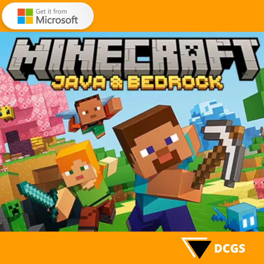 Minecraft Java Edition & Bedrock Edition Bundle - Microsoft PC Game Original