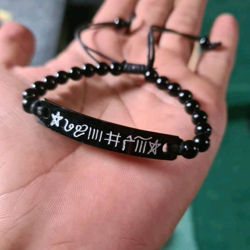 GELANG BATU AKRILIK UKIR HOT RAJAH SULAIMAN