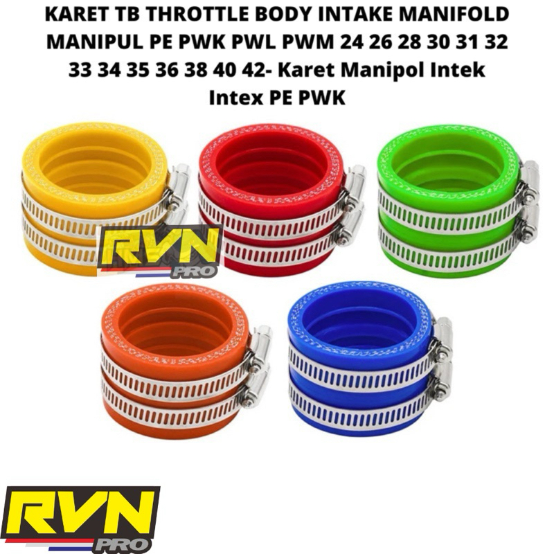 [ Rm ] Karet Tb Throttle Body Intake Manifold Manipul Pe Pwk Pwl Pwm Tm 24 26 28 30 31 32 33 34 35