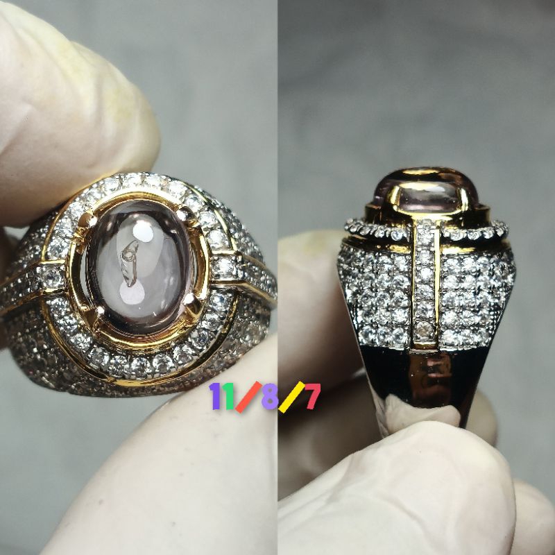 kecubung ungu isi air