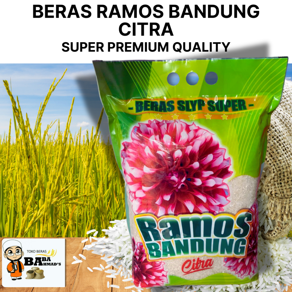 

BERAS RAMOS BANDUNG CITRA SUPER PREMIUM - 5KG