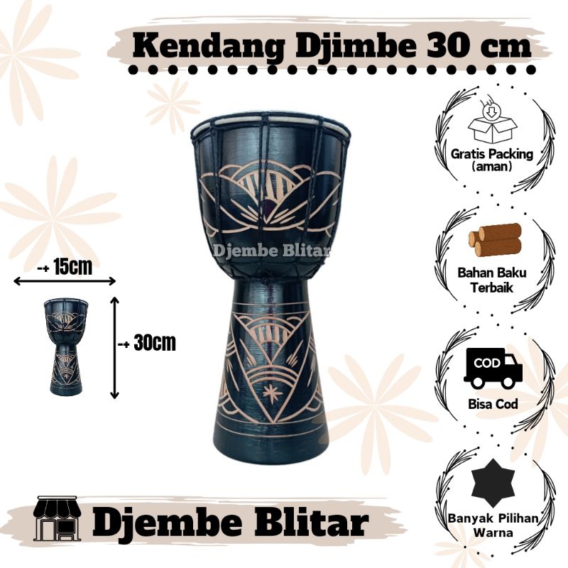 Kendang Jimbe Anak Termurah 30 Cm Alat Musik Tradisional Djimbe Gendang Terbang Mainan Anak Tradisio