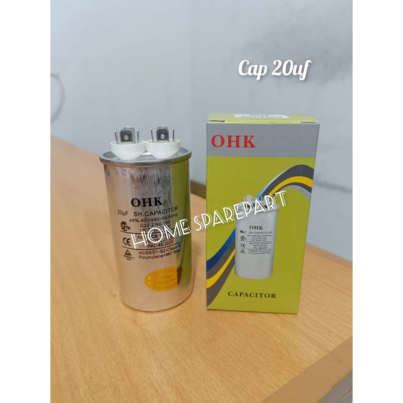 CAPASITOR / KAPASITOR AC 20UF BERKUALITAS ORI OHK JAPAN QUALITY