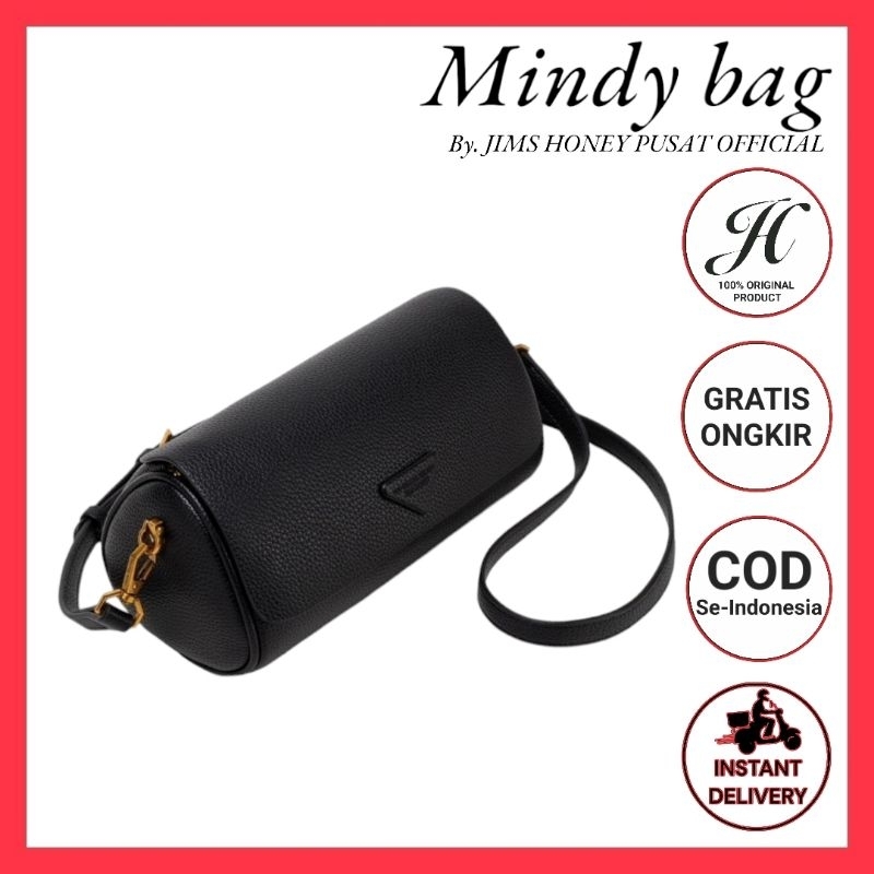 Tas Selempang Mindy Bag Jims Honey Original Kulit - Tas Wanita - Tas tabung Sling Bag Daily
