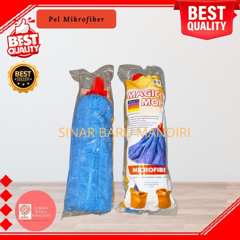 Pel microfiber 5830 Nagata /pel mikrofiber Nagata / Refil pel mikrofiber Nagata/ Pel + gagang Nagata