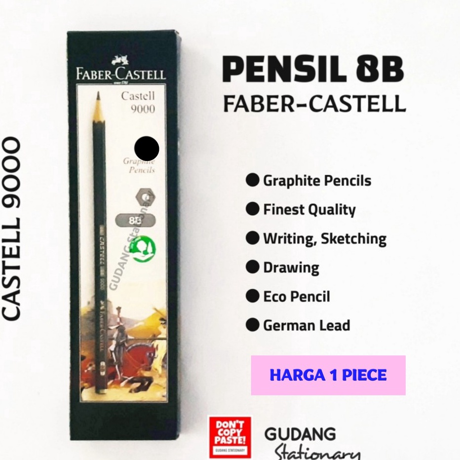 

SEGERA DAPATKAN Pensil 8B FABERCASTELL 1 pcs