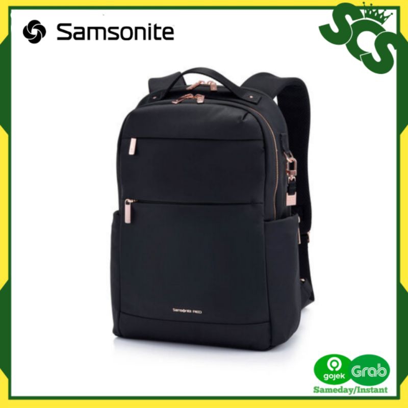 SAMSONITE RED Varena Backpack Tas Laptop 14.1 Inch Tas Ransel Wanita