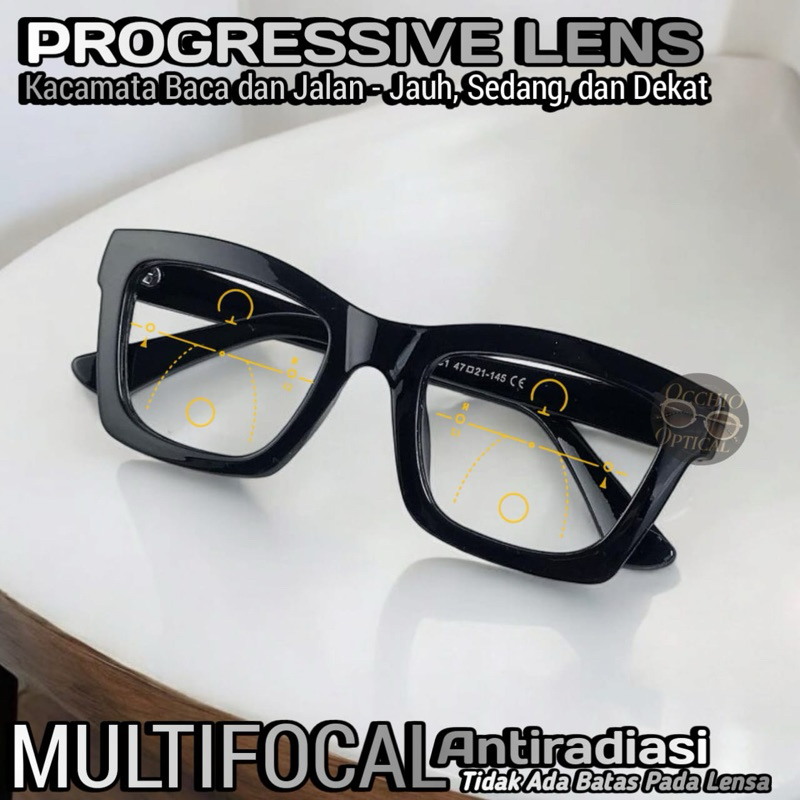 Kacamata Progresif Antiradiasi Wanita | Kacamata Baca dan Jalan | Kacamata Baca Plus 2016 Trendy