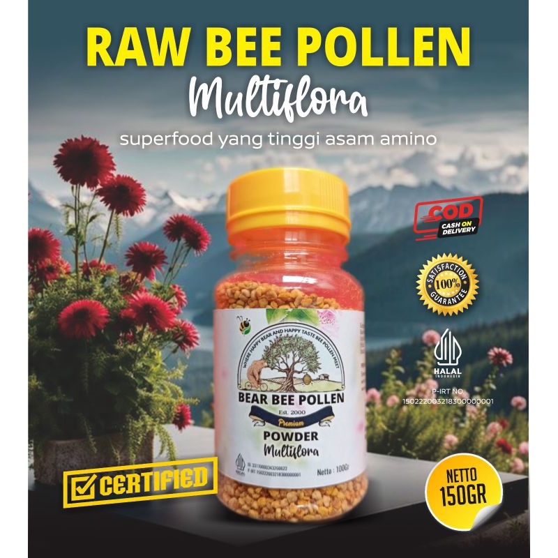 

BEEPOLLEN Raw multiflora