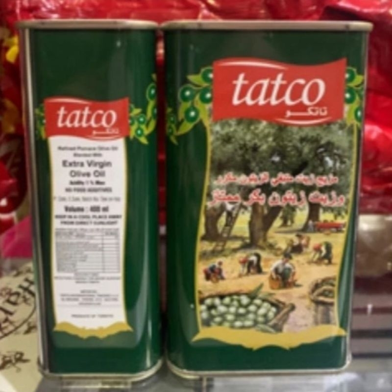 

MINYAK ZAITUN TATCO ORIGINAL ARAB SAUDI 400ml | Minyak Zaitun | Kemasan Kaleng