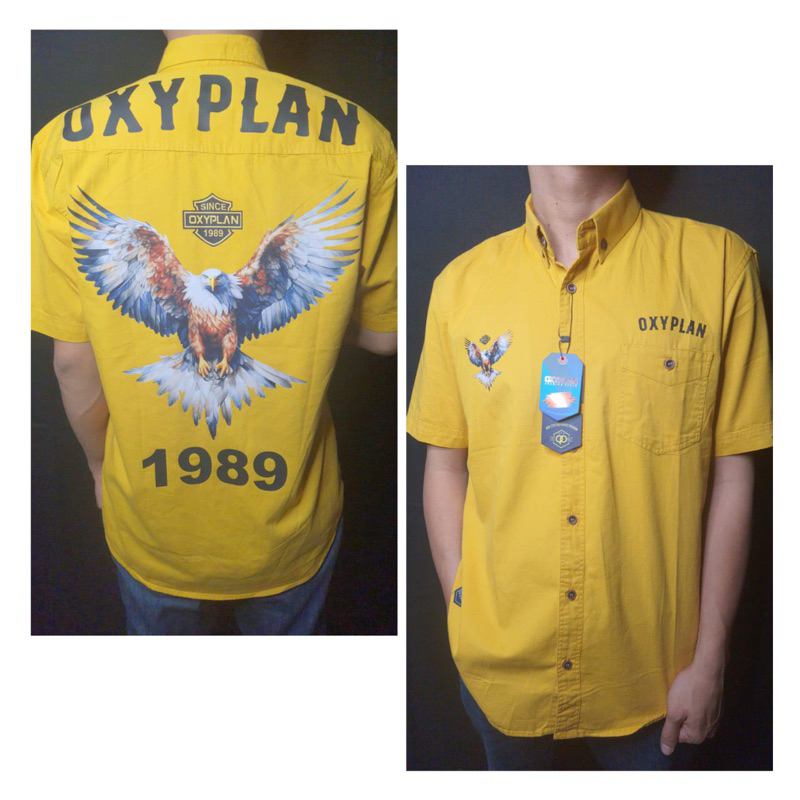 kemeja oxyplan motif 3 DIMENSI