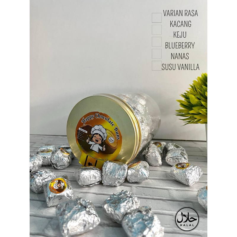 

Coklat Dodol (doclo) Happy coklat buns Toples isi 350gr