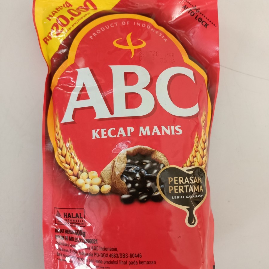 

Kecap ABC kemasan refil Besar 600gr Promo Best Seller