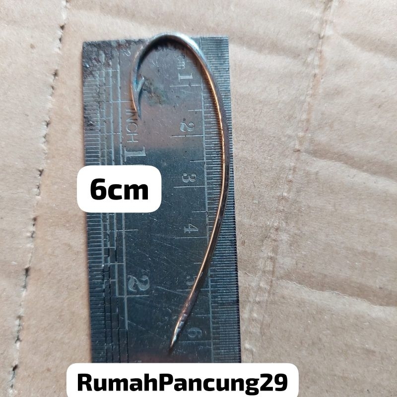 Kail Pancing Toman HandMade Bahan Baja, Kawat Pair