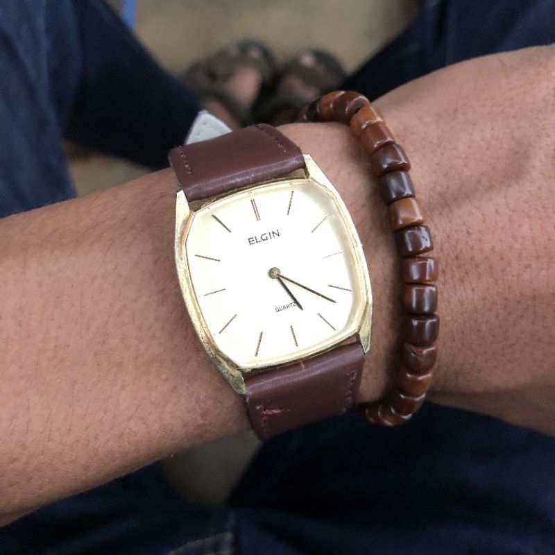 jam tangan Elgin Tank Vintage not seiko patek cartier