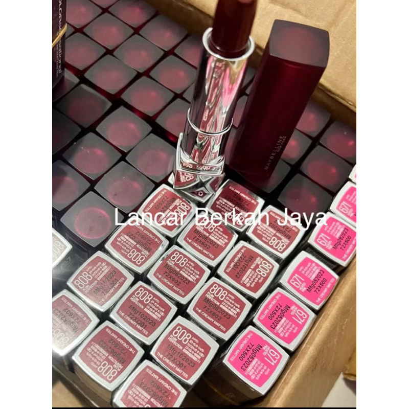 RB Maybelline The Powder Mattes & Creamy lightweight lipstik
