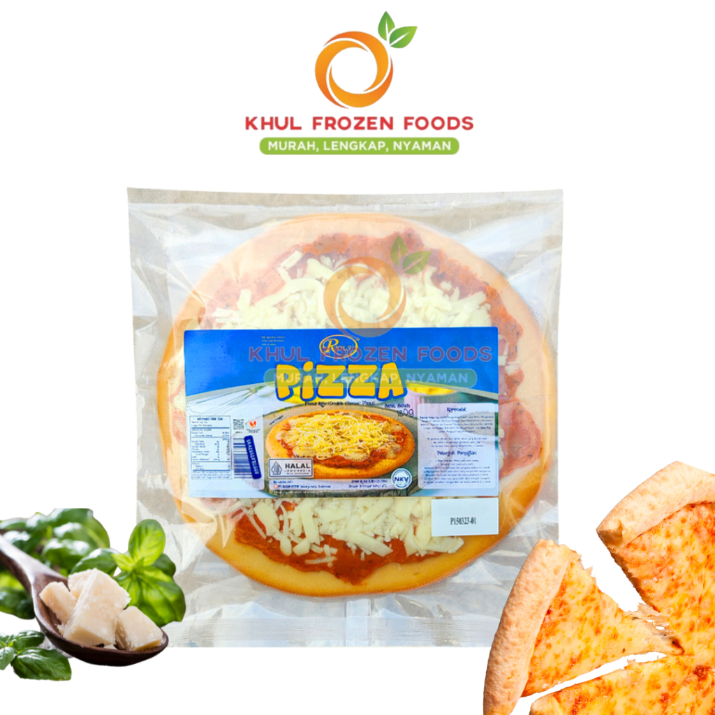 

Rious Pizza double cheese 180gr/ Pizza instan toping keju/ pizza beku