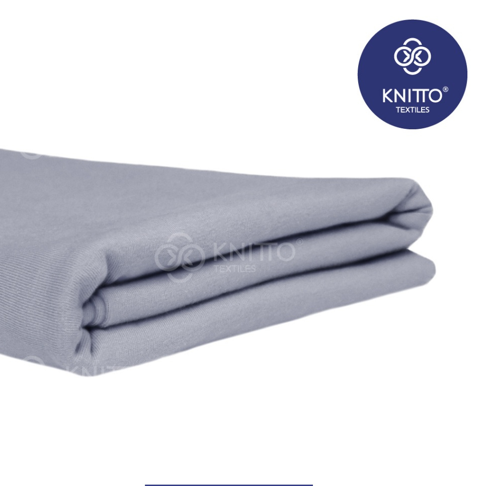 BAHAN KAIN KAOS COTTON COMBED 16S ABU MUDA ( BAHAN KAOS ) - KNITTO