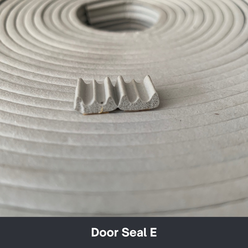 Mohair Karet Door Seal List E Penutup Celah / Peredam Suara Pintu