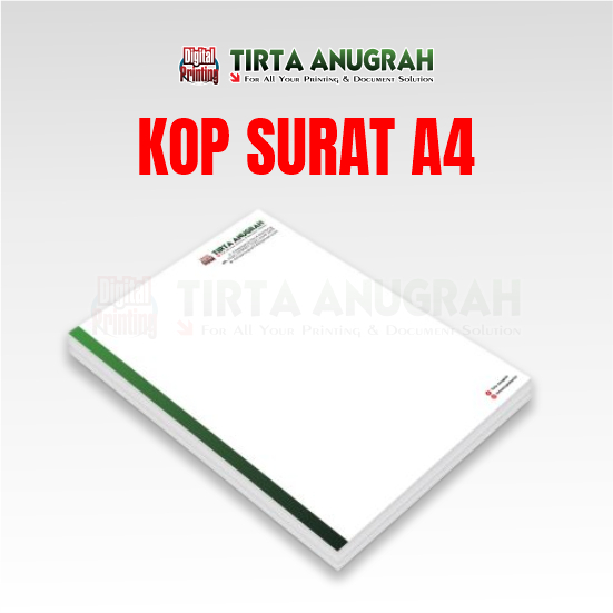 

TIRTA ANUGRAH - Kop Surat A4 Custom desain 1 hari jadi