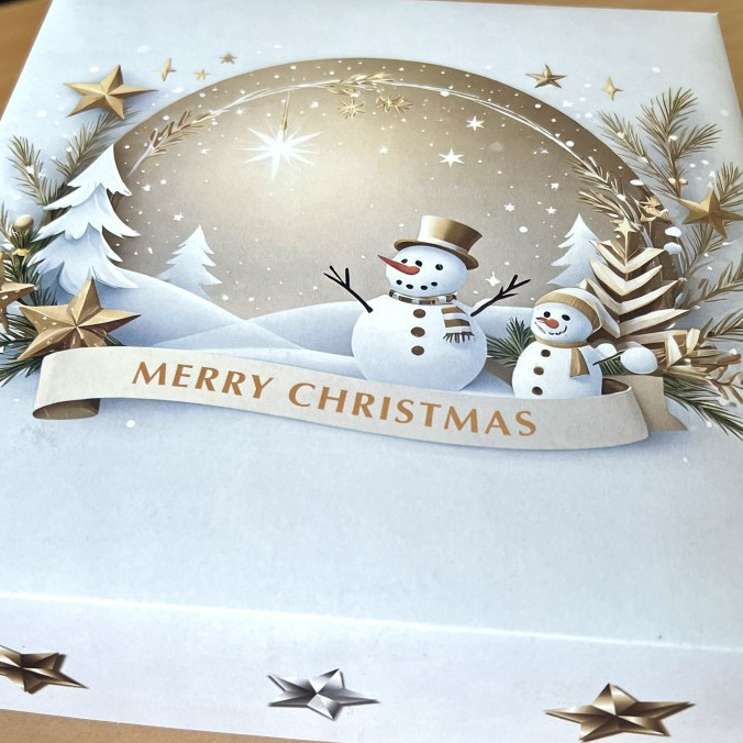 

Kotak Natal Kemasan Cake Marmer Box Kue Bolu Brownies 25x25 Cm Dus Hampers Merry Christmas