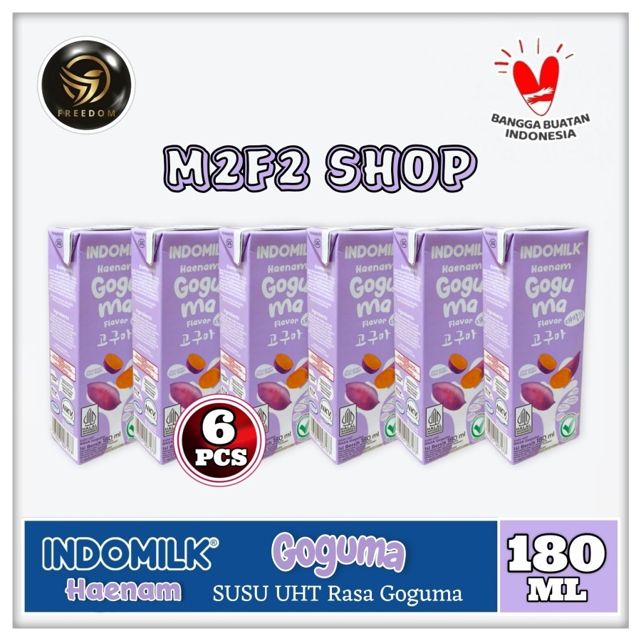 

Indomilk Haenam Goguma Flavor Kotak UHT - 180 ml (Kemasan 6 Pcs)