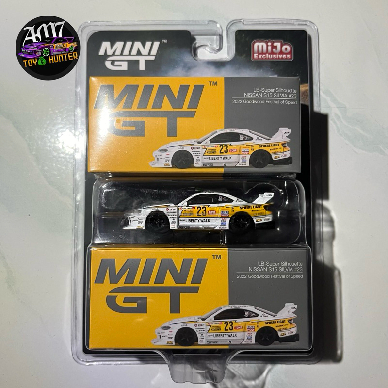 MINI GT 618 LB SUPER SILHOUETTE NISSAN S15 SILVIA #23 2022 GOODWOOD