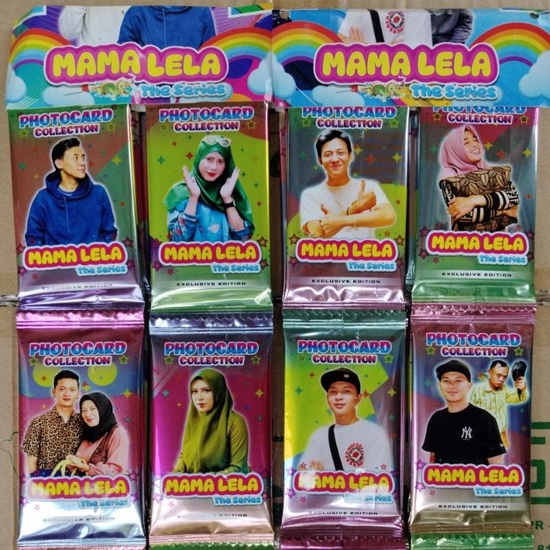 1sachset=8 TRADING PHOTOCARD MAMA LELA