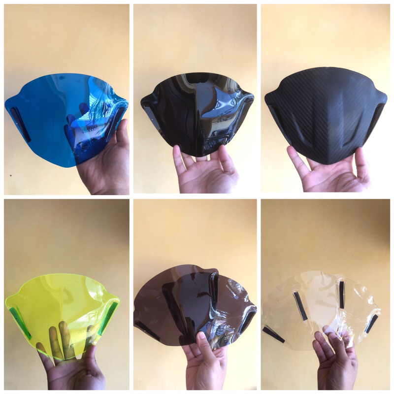 Visor Windshield Akrilik Beat Karbu Carbu 2008 2012 Fi Stater Kasar 2013 2015 Fre Dobel Tape Baut