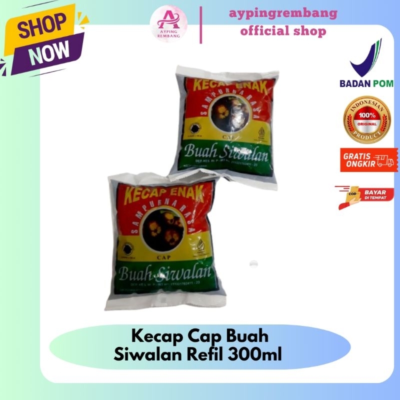 

Kecap Cap Buah Siwalan Refil 300ml/450gr