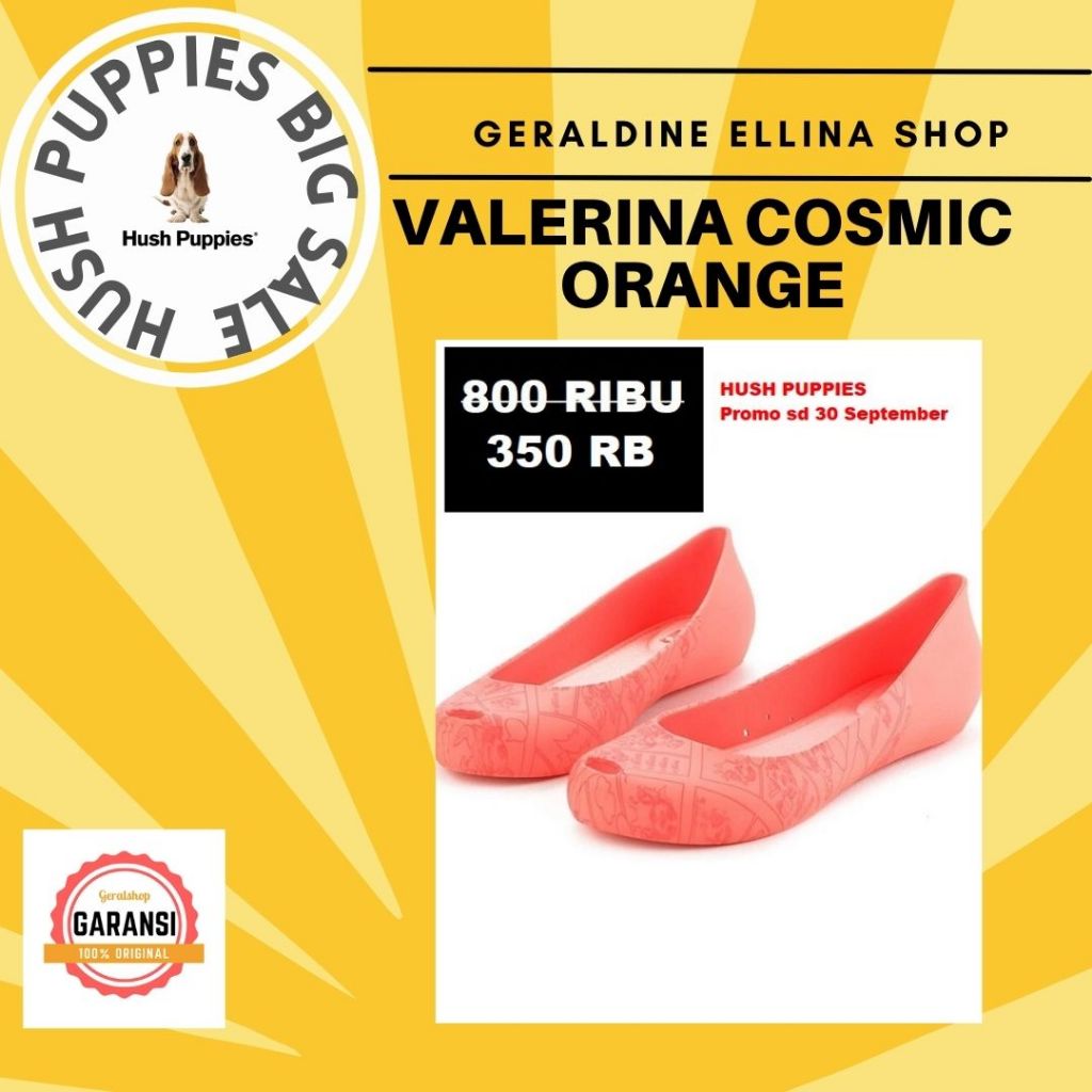Sepatu Flat Hush Puppies Original seri VALERINA