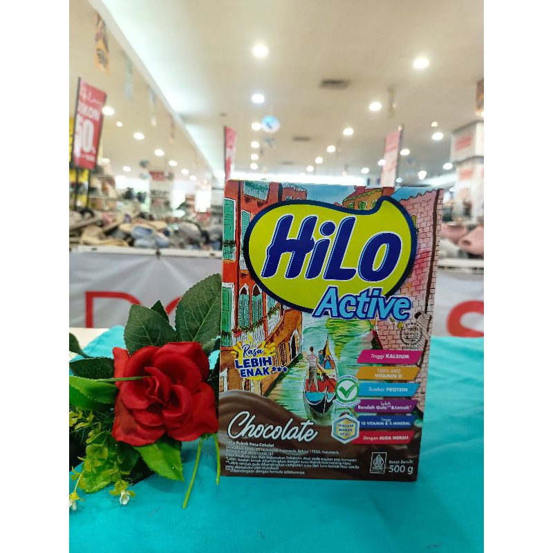 

HILO ACTIVE CHOCOLATE 500 GR