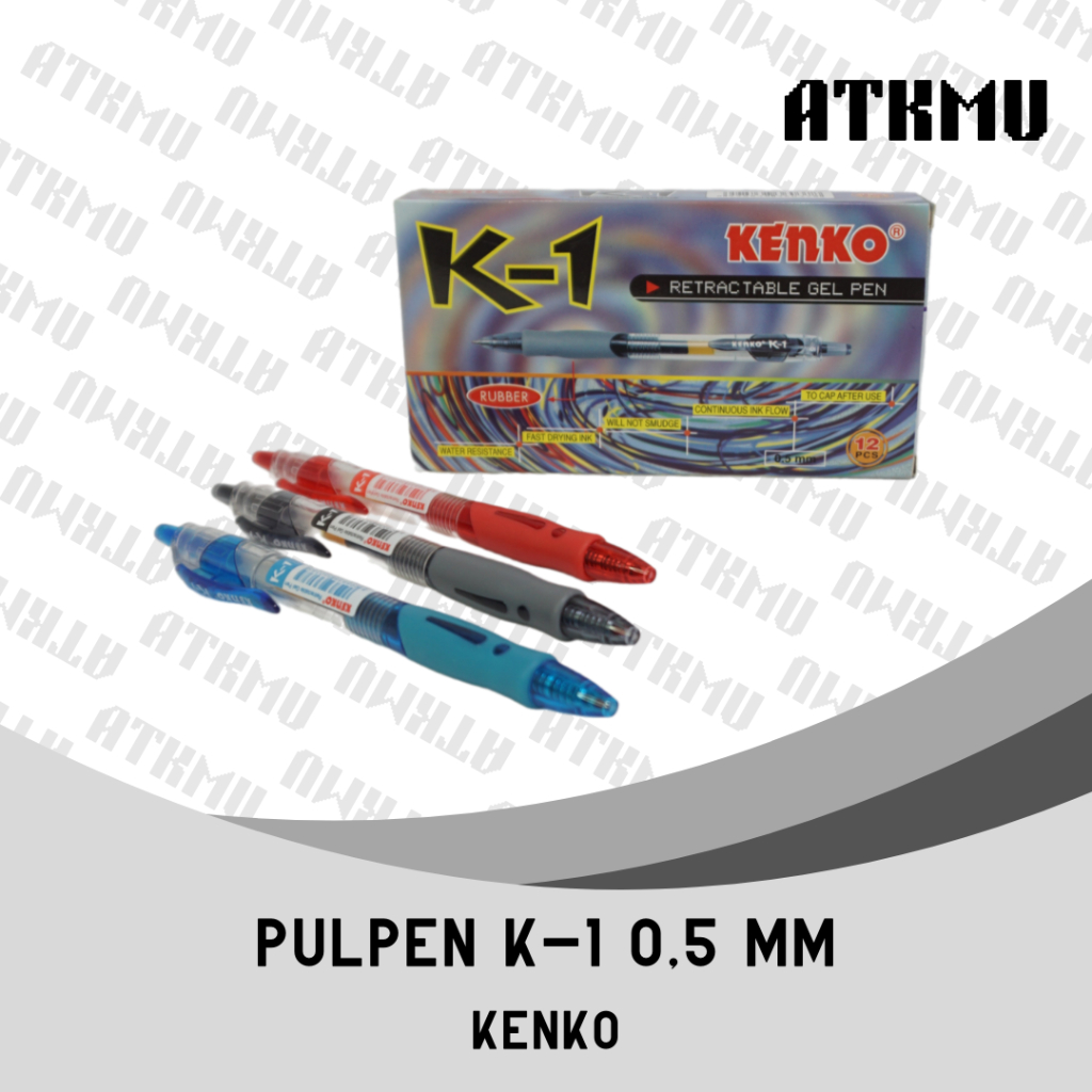 

Pulpen Gel K-1 / Pen K-1 0,5 mm Kenko