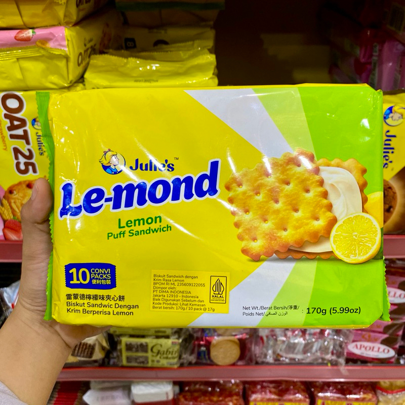 

Julie’s Lemon Puff Sandwich 170gr [10 pack]