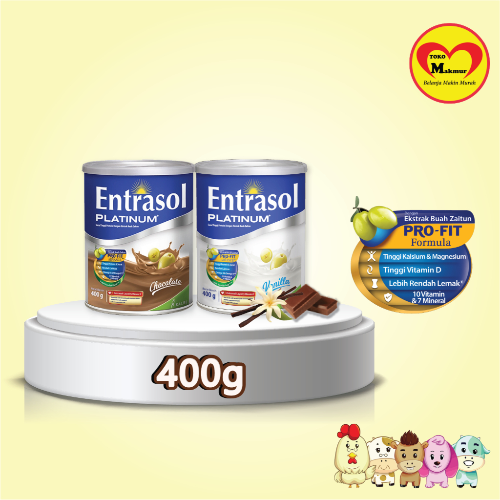 

Entrasol Platinum Vanila / Coklat 400gr / Toko Makmur Pondok Jati