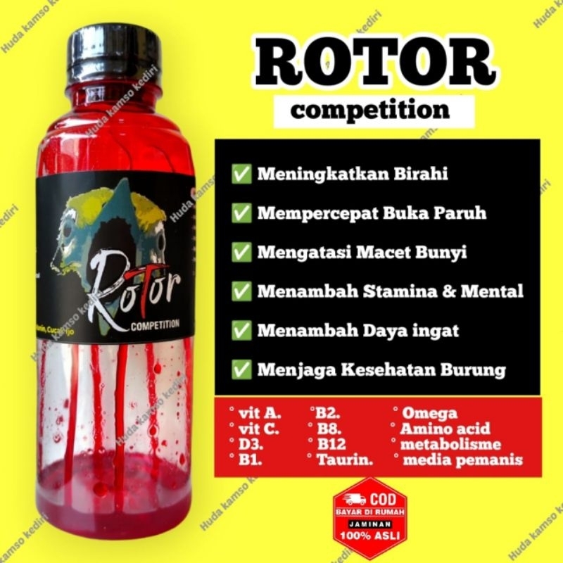 ROTOR + ROTOR COMPETITION + DOPING ROTOR + DOPING LOMBA + DOPING BURUNG + VITAMIN BURUNG + DOPING SO