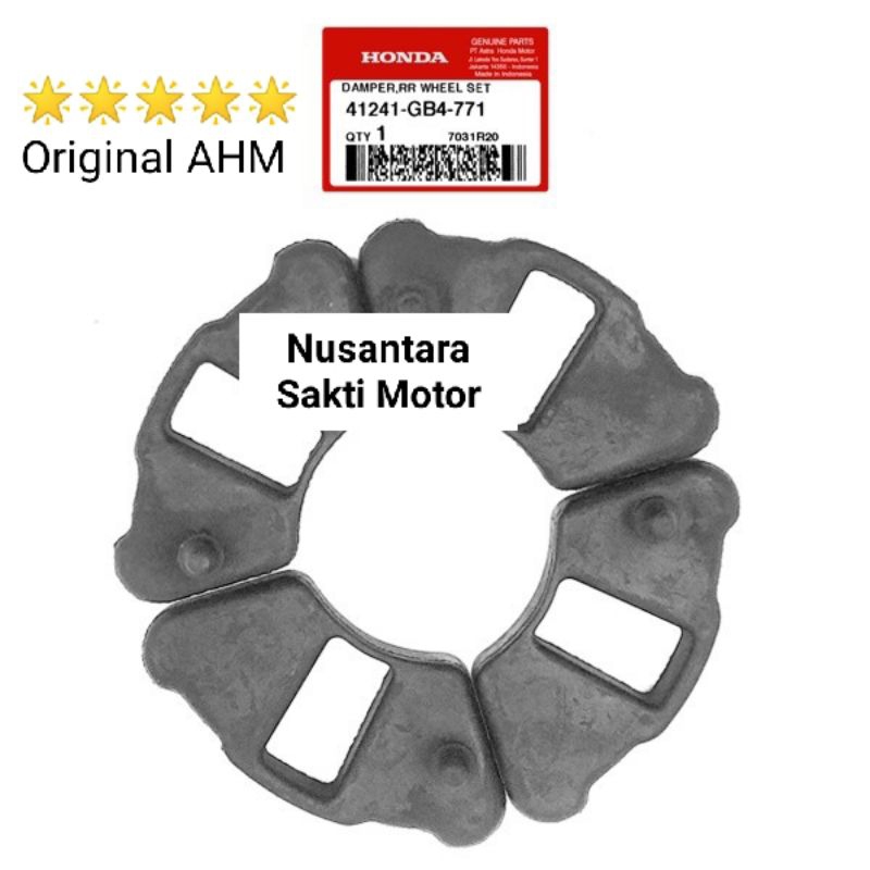 ( 41241-GB4-771 ) Asli Original Honda AHM HGP Karet Gear Gir Tromol Roda Belakang Grand Supra x Astr