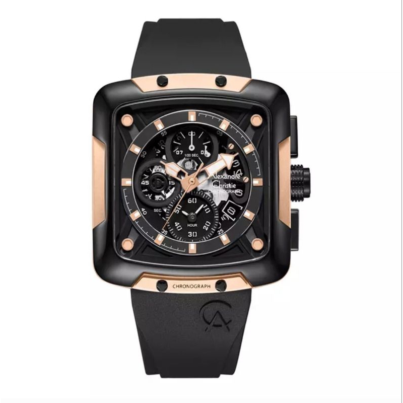 JAM TANGAN PRIA ALEXANDRE CHRISTIE 3039VCRBRBA ORIGINAL