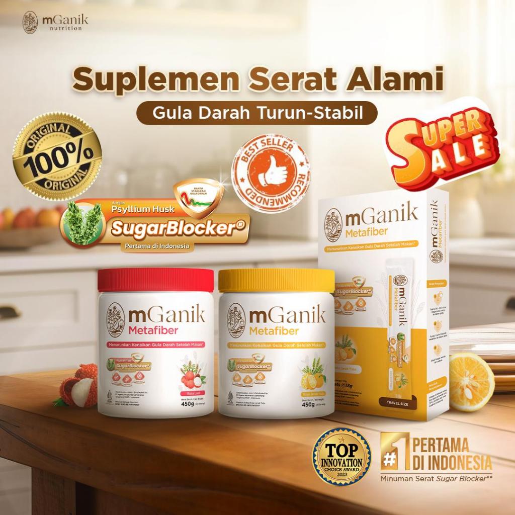 

mGanik Metafiber Jeruk Yuzu 450gr - Suplemen Serat Diabetes Alami