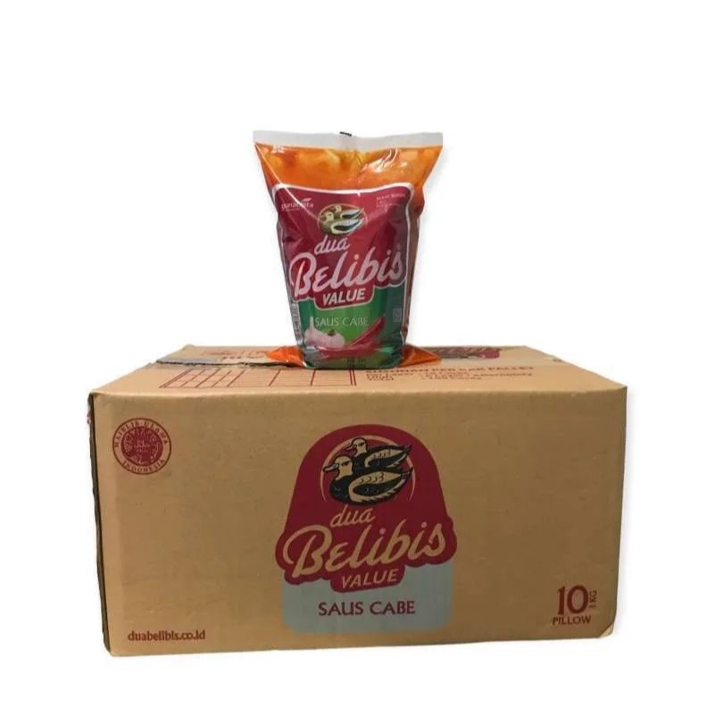 

Sauce Cabe Belibis Value 1kg 1 dus isi 10 pack